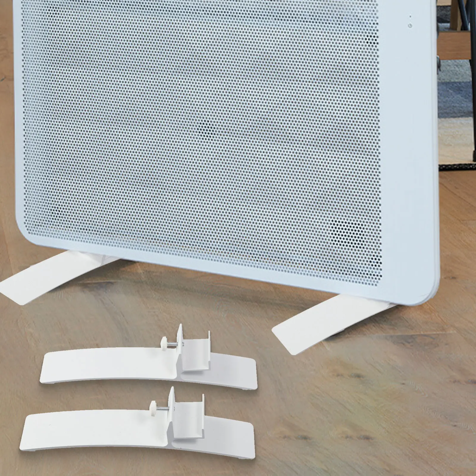 Soporte robusto para unidades de calefacción Compatible con patas de calentador Accesorios de soporte de placa calefactora incluidos Compatible con la mayoría de los calentadores