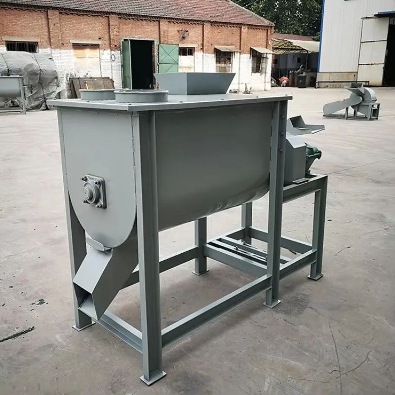 

Processing Feed Machine With Diesel Engine Animal Feed Mixer Horizontal Mixing Machine Cattle Horizontal Mixer