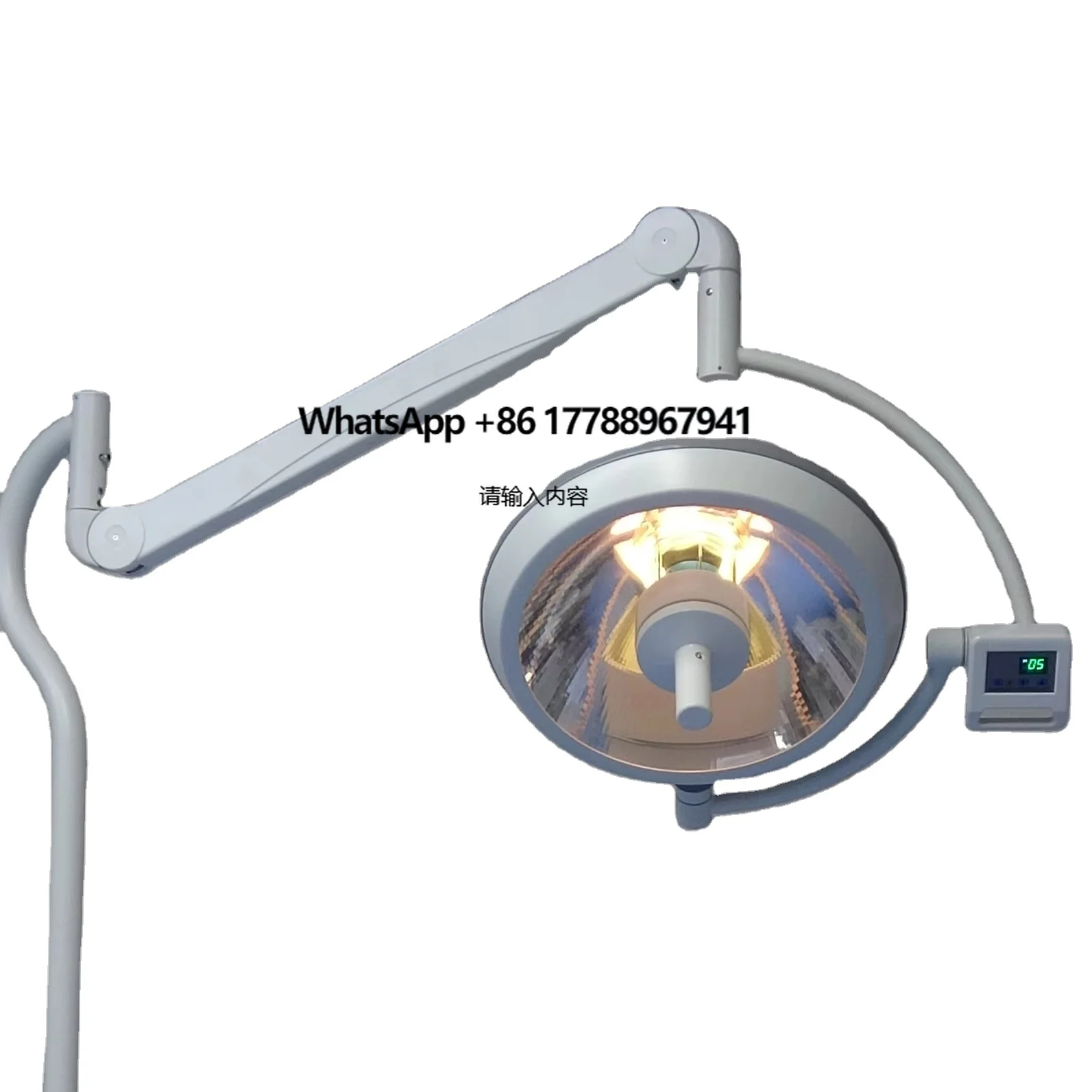 YSH Veterinary High Quality Movable Single Headlight With High Illumination Vet Hospital Clinic ZF500 Mobile Surgical Light