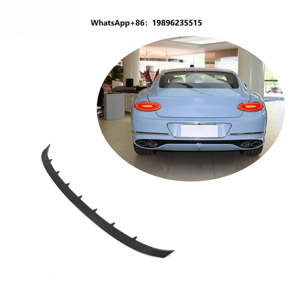 Carbon Fiber GT Rear Trunk Spoiler Boot Wing for Continental GT First Edition Coupe 2-Door 2018-2021