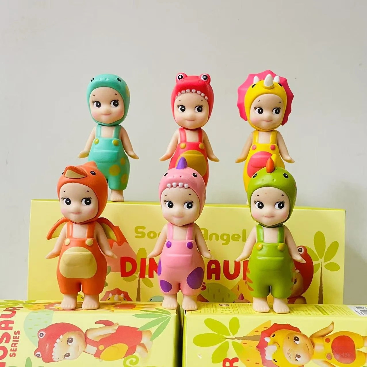 

2025 Dinosaur Angel Girl Blind Box - Love Series Plush Doll Set, Kawaii Mystery Gift for Kids & Couples Desktop Decor