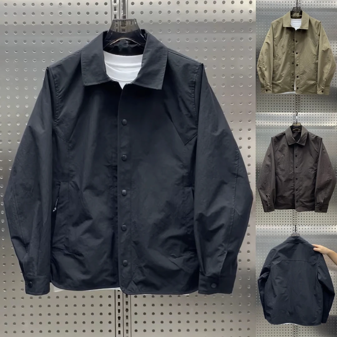 

Fall Winter Faion Brand Workwear Sle Cotton Jaet Men's Simple Luxury Spring Autumn Polyester/Nylon Cosite Fiber Jaet