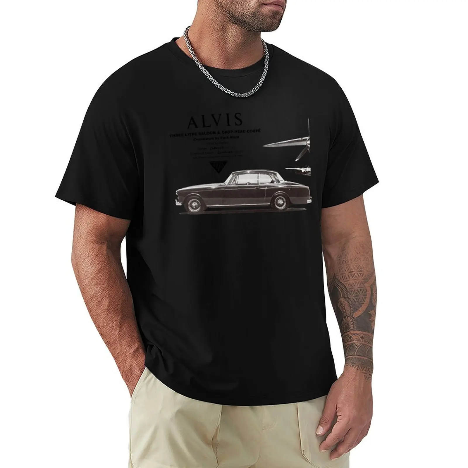 ALVIS THREE LITRE TD 21 T-Shirt new edition custom t shirt men graphic tees