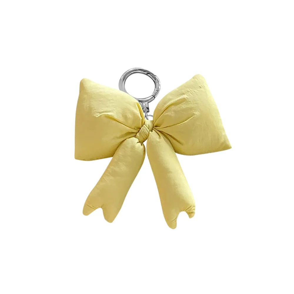 

Colored Bow 3D Bow Decoration 3D Design Cotton Candy Style Cotton Candy Keychain Sweet Decoration Cute Charm Bow Bag Pendant