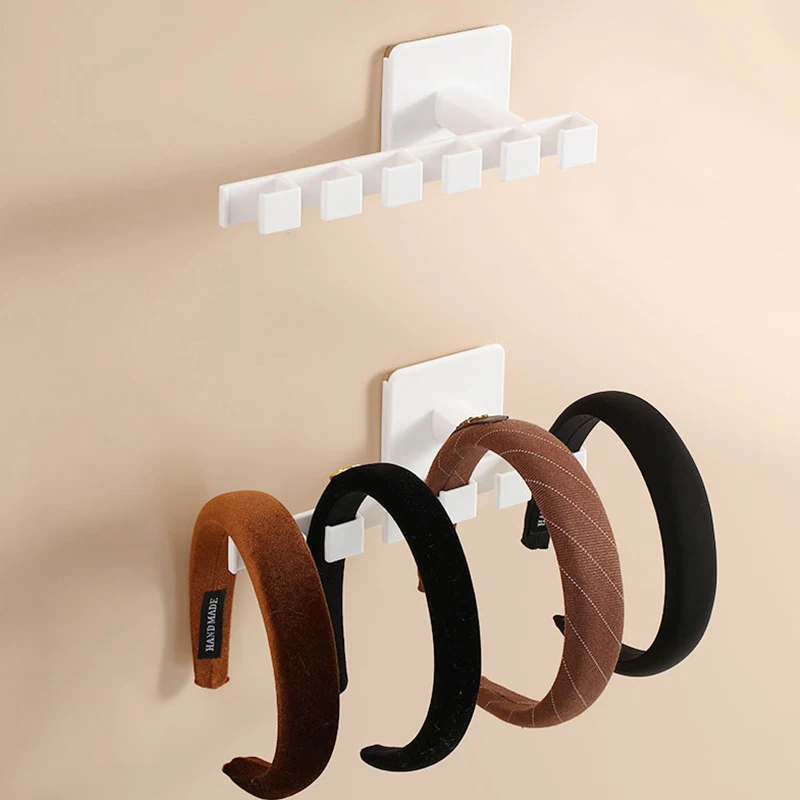 Hair Tie Hair Accessory Storage Rack Hairband Storage Rack Multifunctional Hat Clip L-Shaped Wall Hanging Bracket