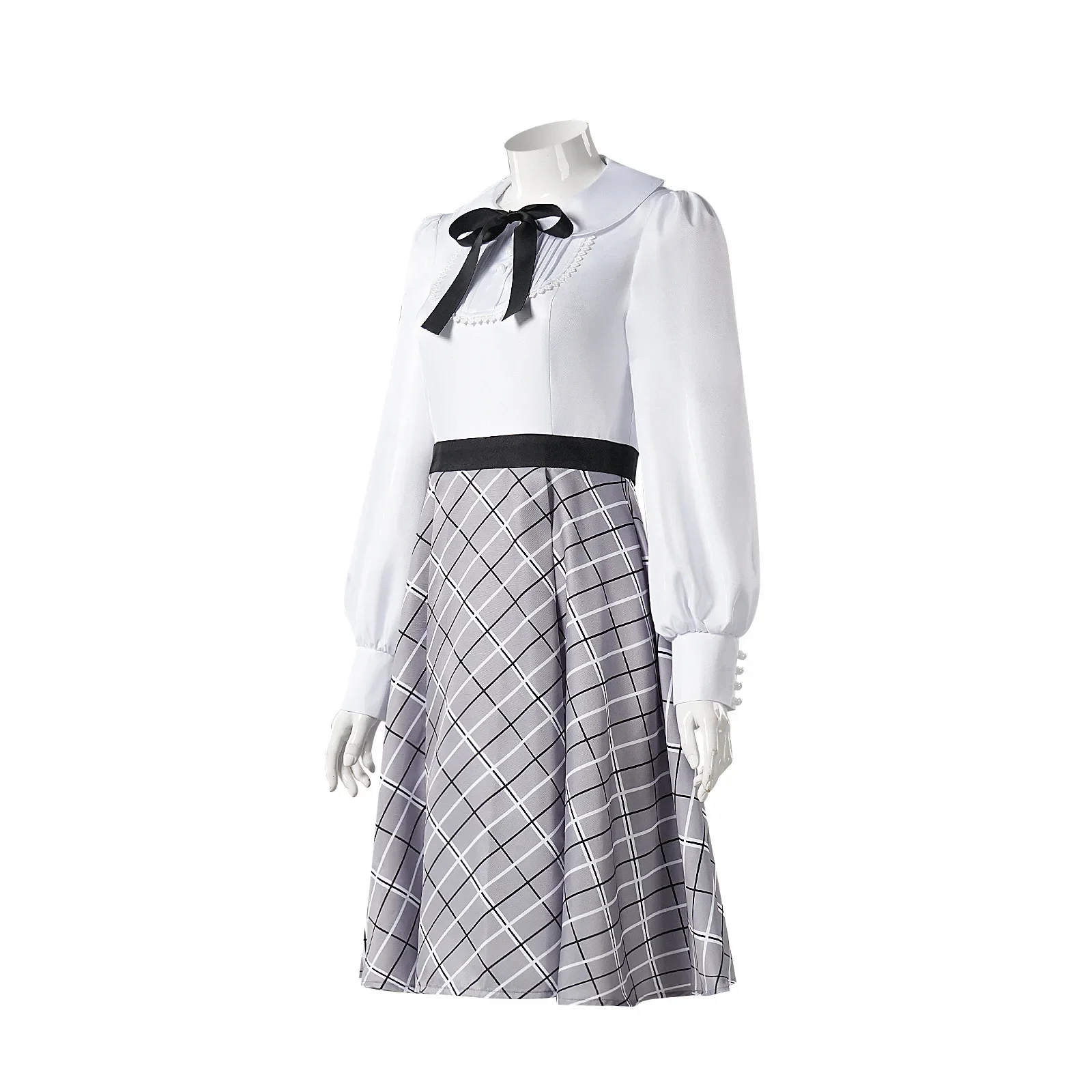 

Fengchuan Xiangzi Cosplay Costume MyGo!!! BanG Dream Checkered Skirt 2D Anime Cosplay Clothing