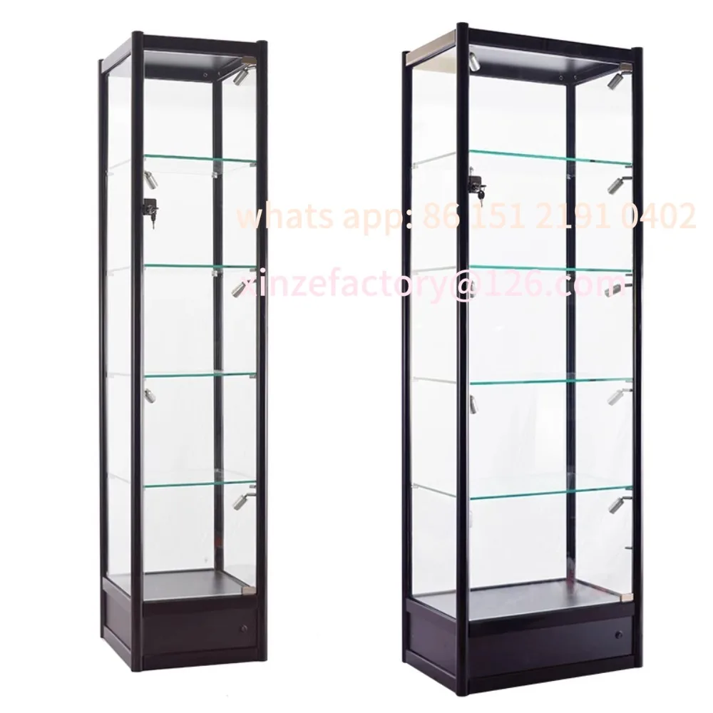 

Customizable Figure Display Cabinet Model Glass Showcase Helmet Gundam Lego Home Storage Cabinet