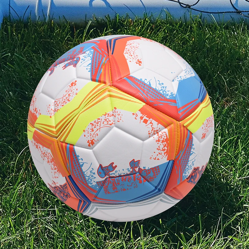 

Professional Training Soccer Ball Size 5 Machine Stitched Football for Sports Match Game Adult Teen Practice Football