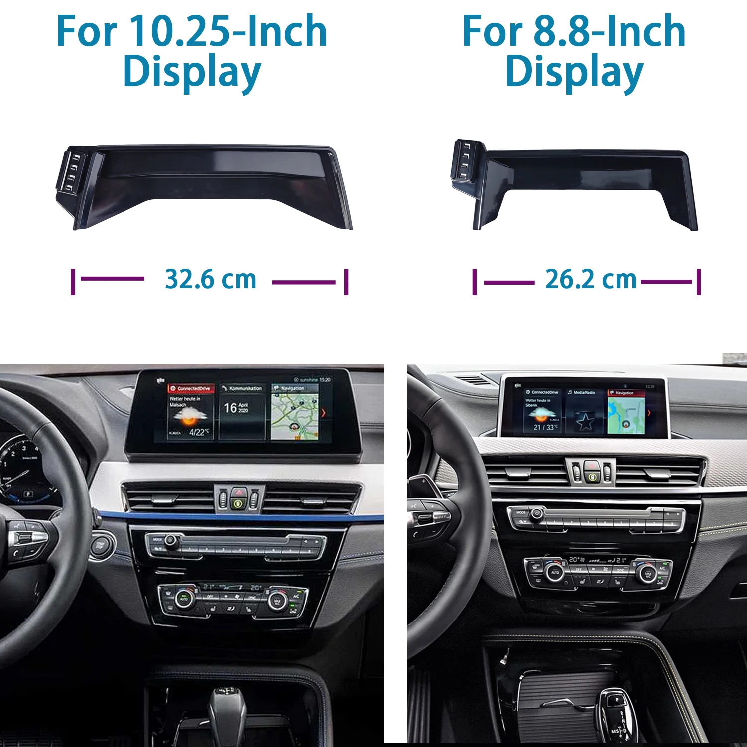 Car Mobile Phone Holder For BMW X1 F48 2020 2021 2022 Screen Fixed Bracket Base Car Fast Wireless Charging Stand Accessories