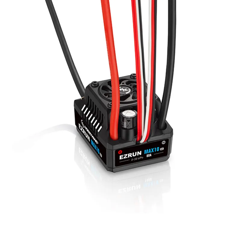 Hobbywing センサー付きブラシレス 80A ESC EzRun MAX10 G2 防水 1/10 RC カー & ショートコーストラック用 モンスターアドベンチャー用
