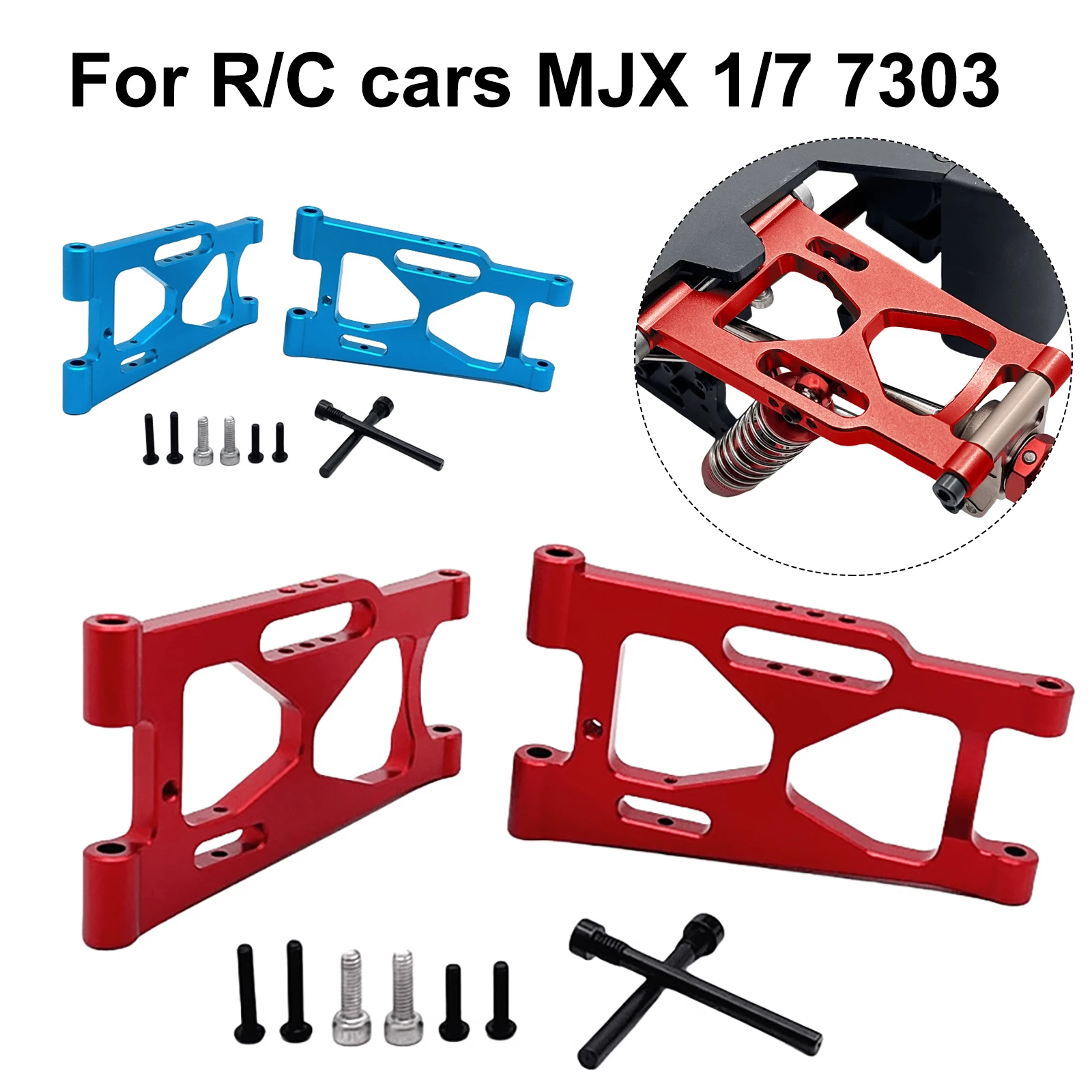 

Metal Swing arm pull rod Steering Cup Parts For Hyper GO MJX 7303 1/7 RC Car Rear Swing Arm