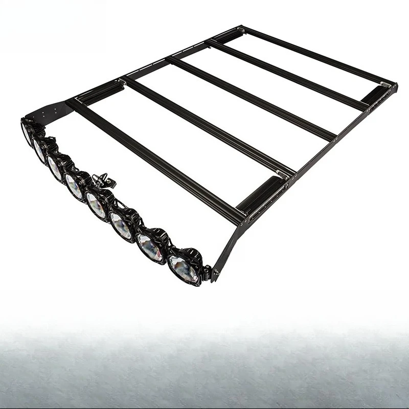 F150 modified 15-19 roof KC spotlights with luggage rack off-road searchlight lighting