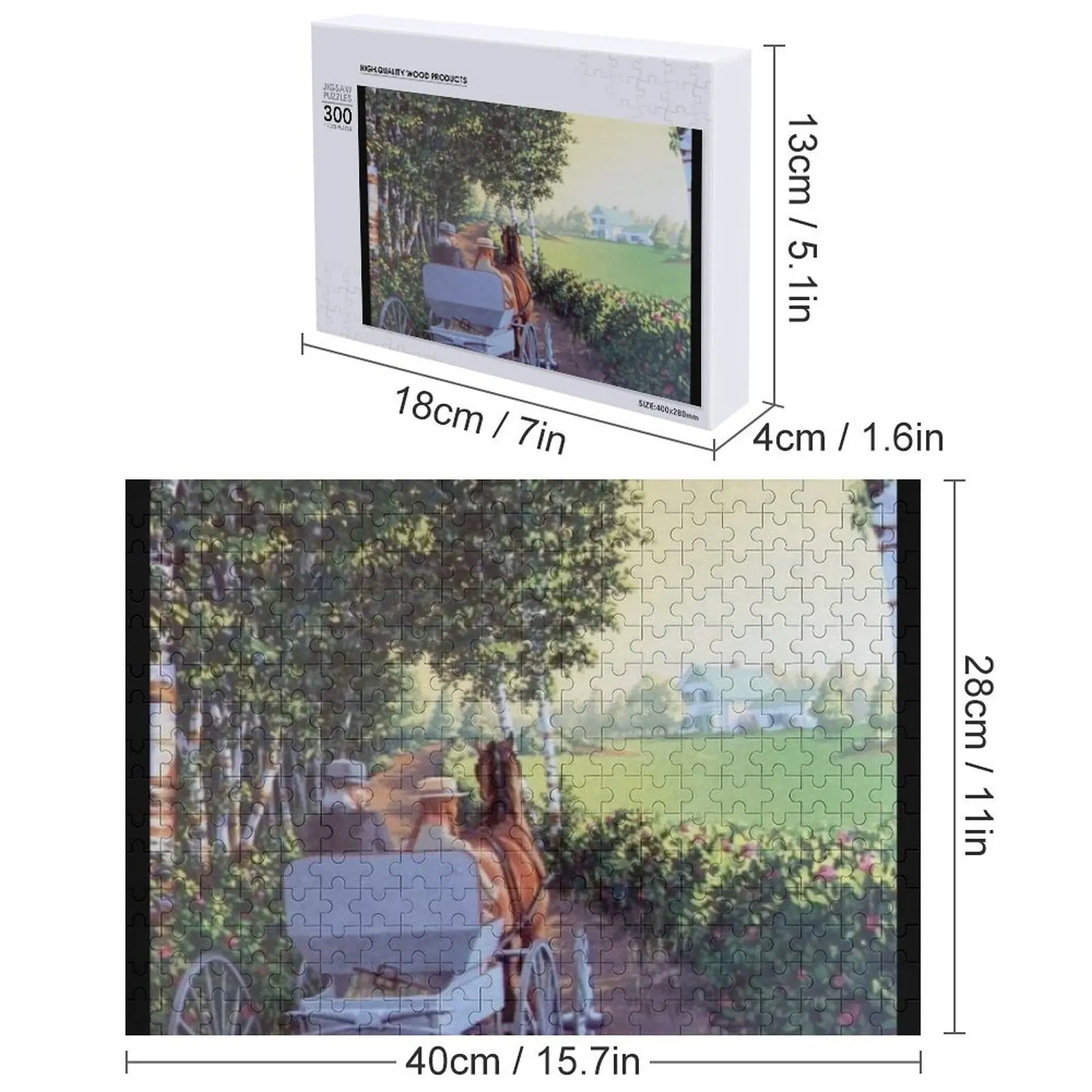 Anne With An E Jigsaw Puzzle Scatole di legno Puzzle regali personalizzati