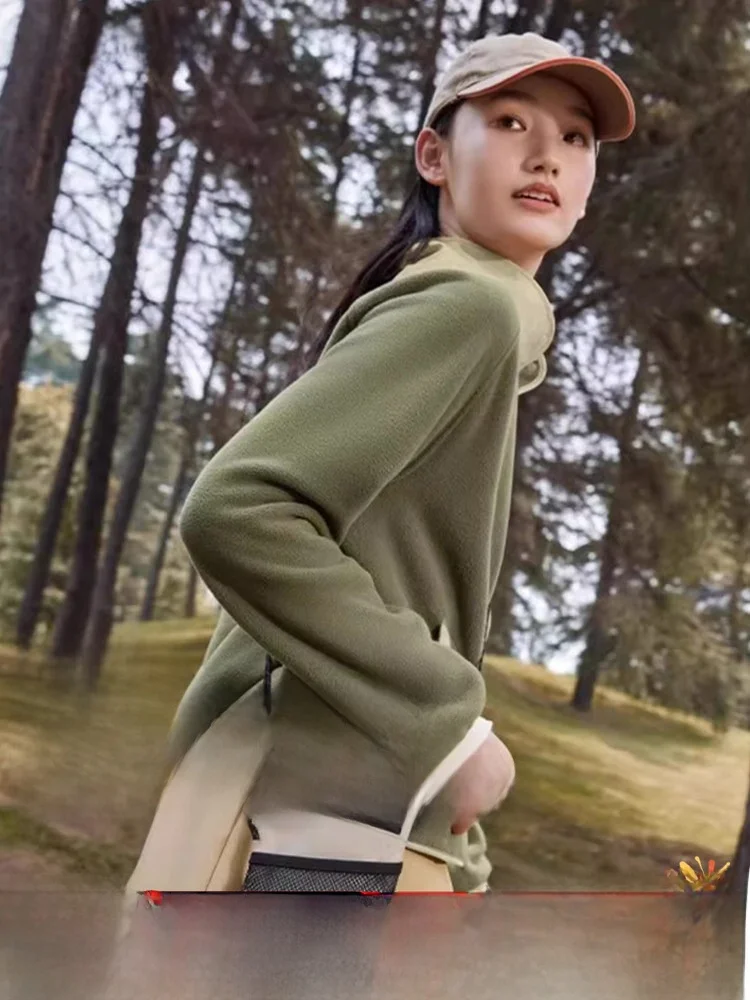 

Banana Le Women's Fce Jaet Autumn Outdoor Sports Windbreaker Casual Wear Polyester Fiber Stand Collar Regular Length