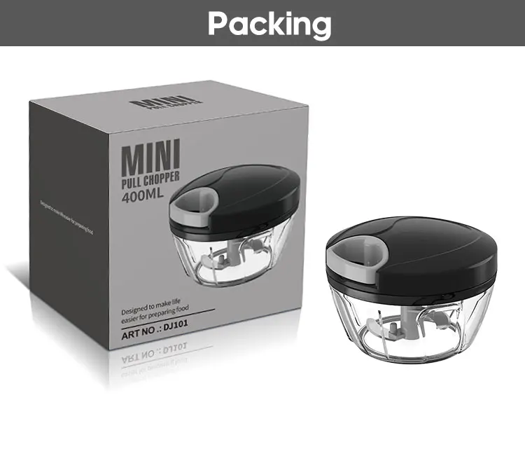 Kitchen Food Processor Portable Manual Vegetable Slicer Garlic Onion Vegetable Salad Food Chopper