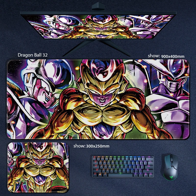 Dragon Ball Z Super Anime Figure Mousepad Large Gaming Mouse Pad Gamer Laptop Computer PC Accessories Game Mousemat Goku Saiyan