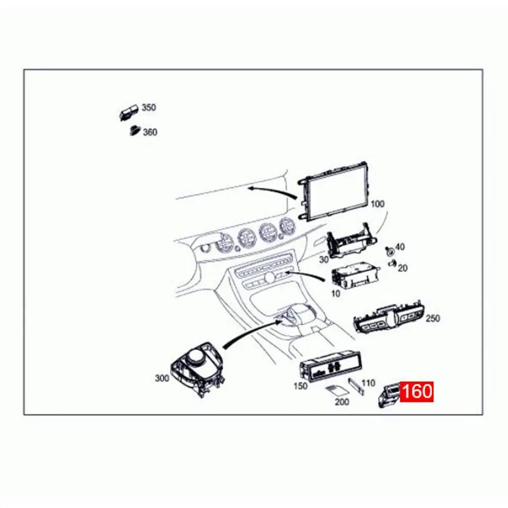 WXZOS Multimedia Conn.Unit USB Port A2138203200 For Benz E-CLASS W213 C238 2017-2019