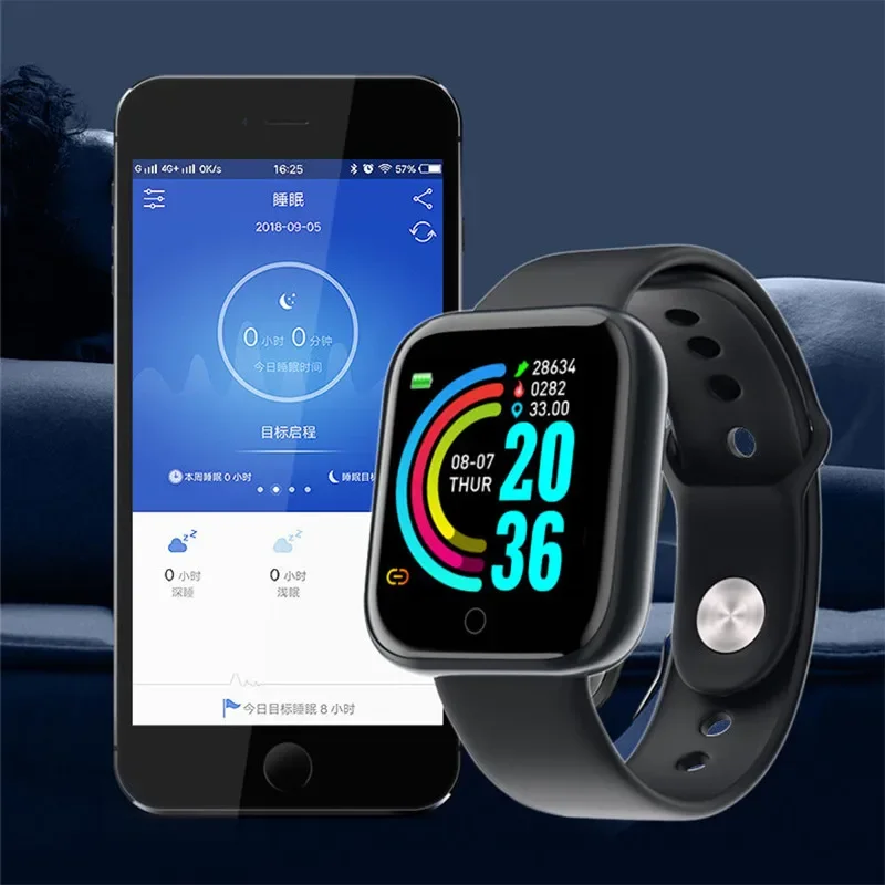 

Men's Smart Bracelet Women Bluetooth Pedometer Blood Pressure Heart Rate Monitor ANDROID Waterproof Sports Digital Watch MY68RT