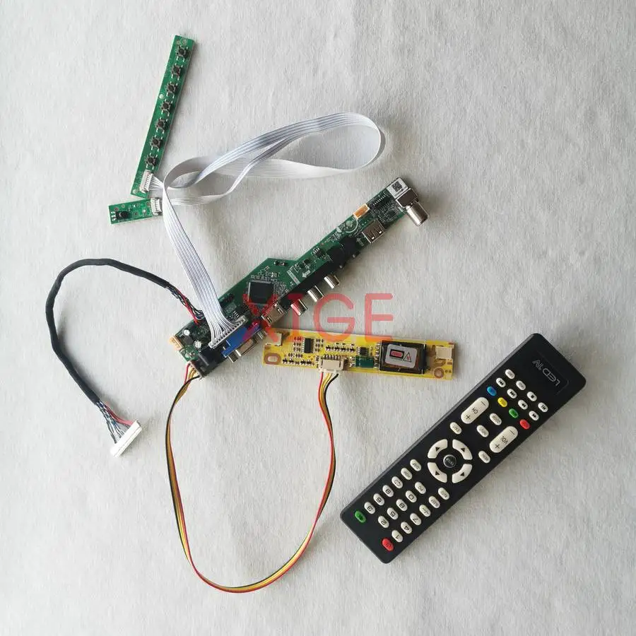 

Плата контроллера матрицы для LM190WX1 HT190WG3 LTM190BT03 M190MWW4 1440x900 1440*900 2-CCFL HDMI+VGA+AV+USB LVDS 30-контактный комплект