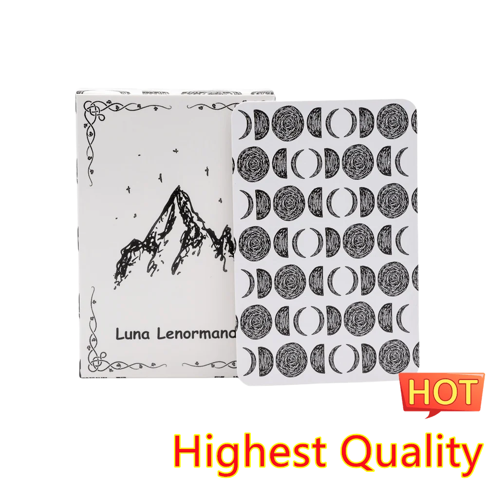 Mythic Luna Lenormand Deck Ladies Cards Deck For Adult Oracle