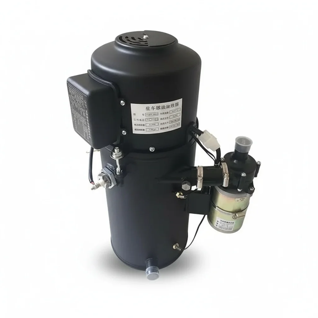 

10KW Water Parking Heater, 12V 24V Diesel Coolant Heater, Engine Preheater with Cab Heating Defroster for Boat, Truck, Minibus