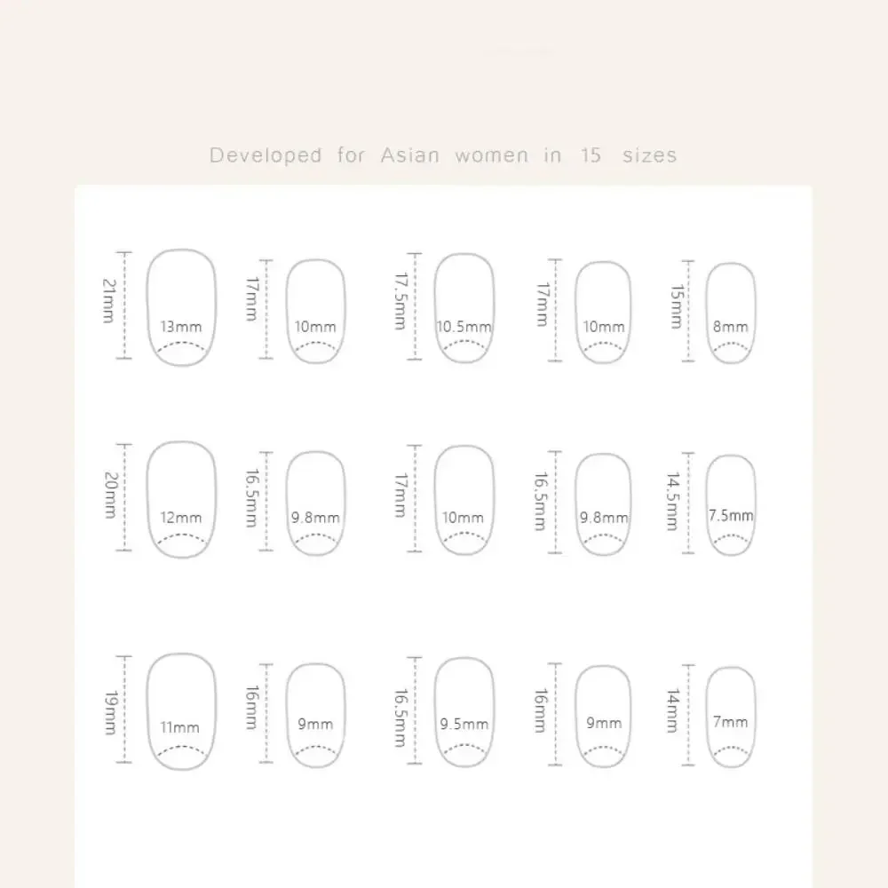 30 szt. Manicure Owalne Sztuczne Paznokcie Kocie Oko Francuskie Paznokcie Dociskane Perłowe Błyszczące Cyrkonie Końcówki do Paznokci DIY