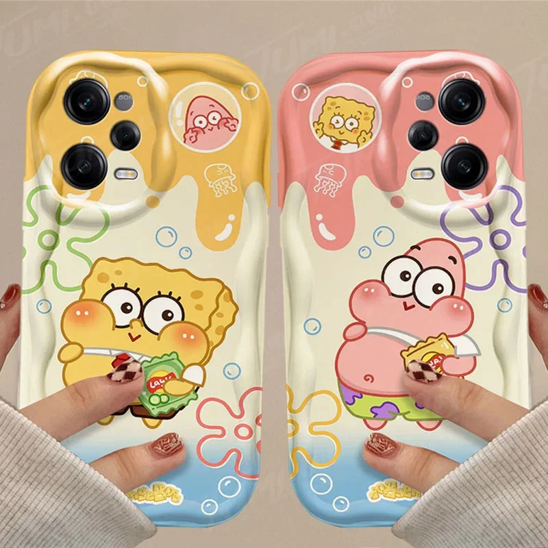 SpongeBobs Patrick Star Soft For Xiaomi Redmi 12 12C 12R 11A 13C 10 10C 10X 9 Power 9A 9C 9T 8 K70E K70 K60 K50 Pro Silicon Case