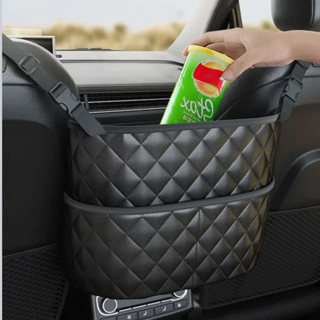 Saco de armazenamento médio do assento de carro, saco de suspensão, saco de malha de armazenamento de carro, suprimentos interiores do carro, saco de armazenamento do encosto