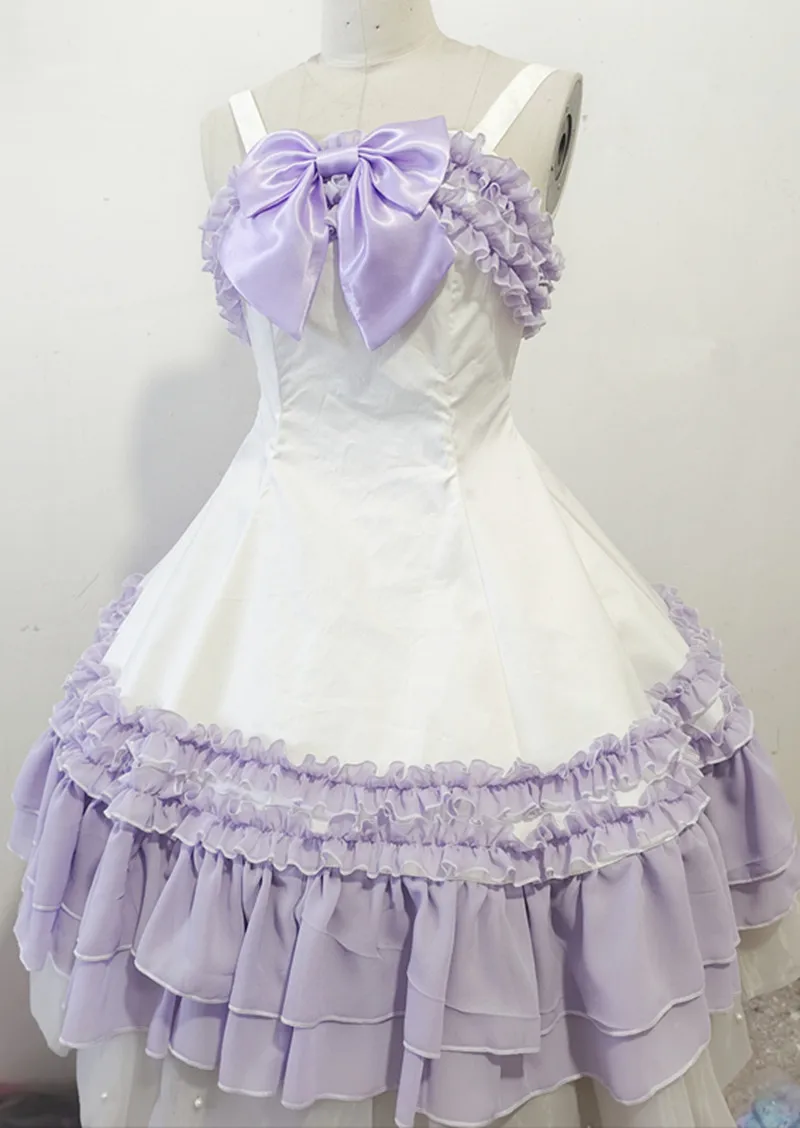 

- Sweet Lolita JSK Dress, Back Shirring, Side Zipper by Sweet Angel