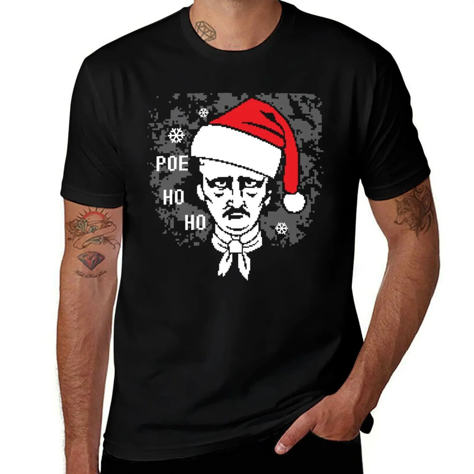 

Edgar Allan Poe Ho Ho T-Shirt Minimal Art Print T-Shirt