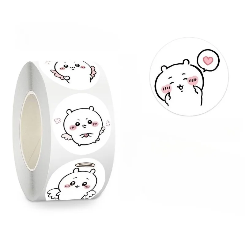 Cartoon Cute Expression Roll-up Sticker Cartoon Stickers for Children's Notebook Mobile Phone Case Desktop DIY Sticker Drawing view 2