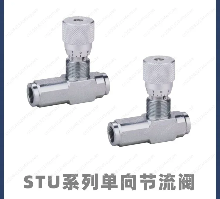 High Pressure Resistant Flow Regulation Speed  Control Valve STB Hydraulic Throttle Valve STU One-way Throttle  Cylinder