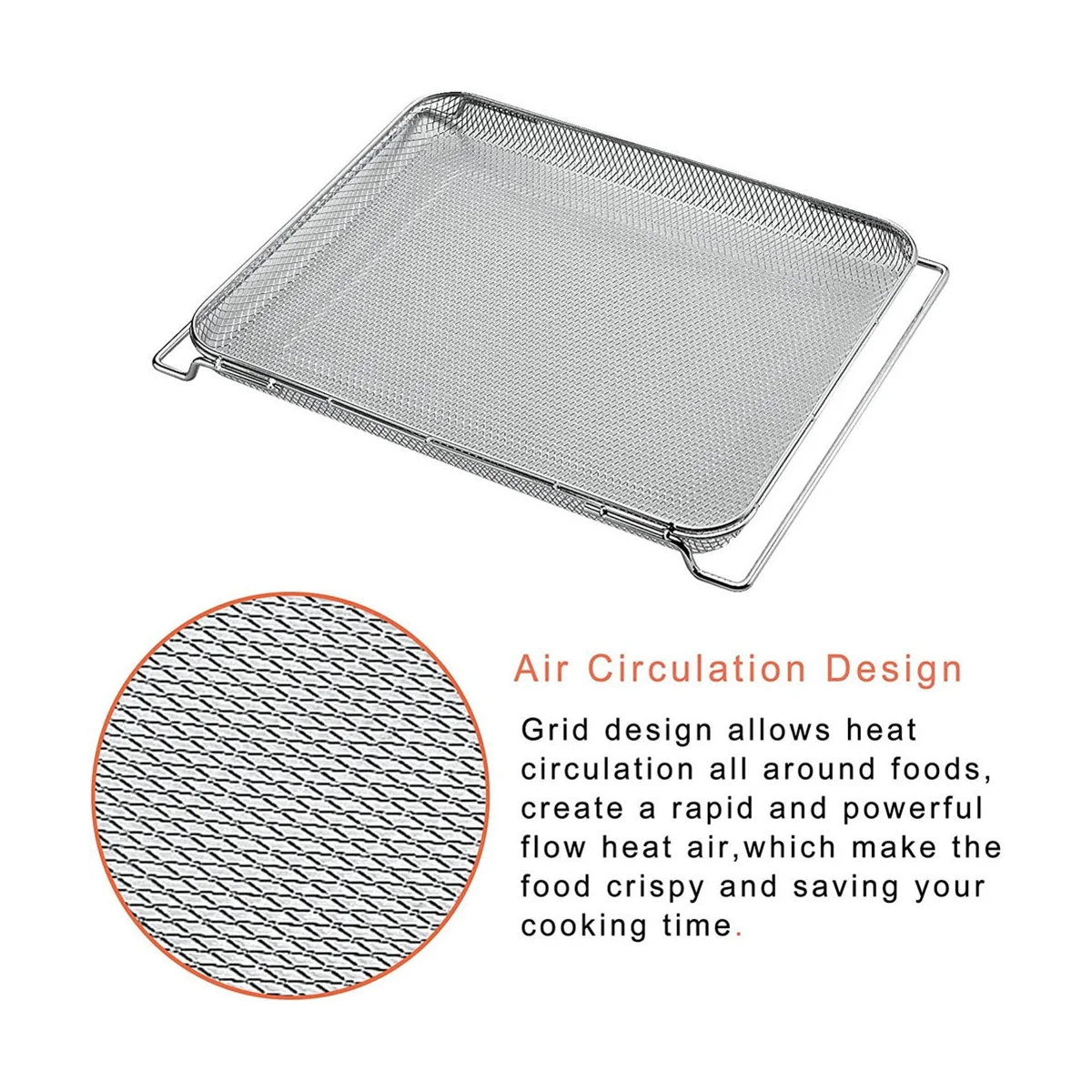 Сменная корзина для жарки для духовки Ninja Foodi DT251 DT201 DT200, аксессуары для духовки из нержавеющей стали