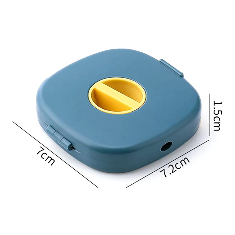 Portable Cable Winder 3 Colors Travel Cord Organizer Keeper Box Retractable Cable Holder For Wrapping Earbuds USB Wire