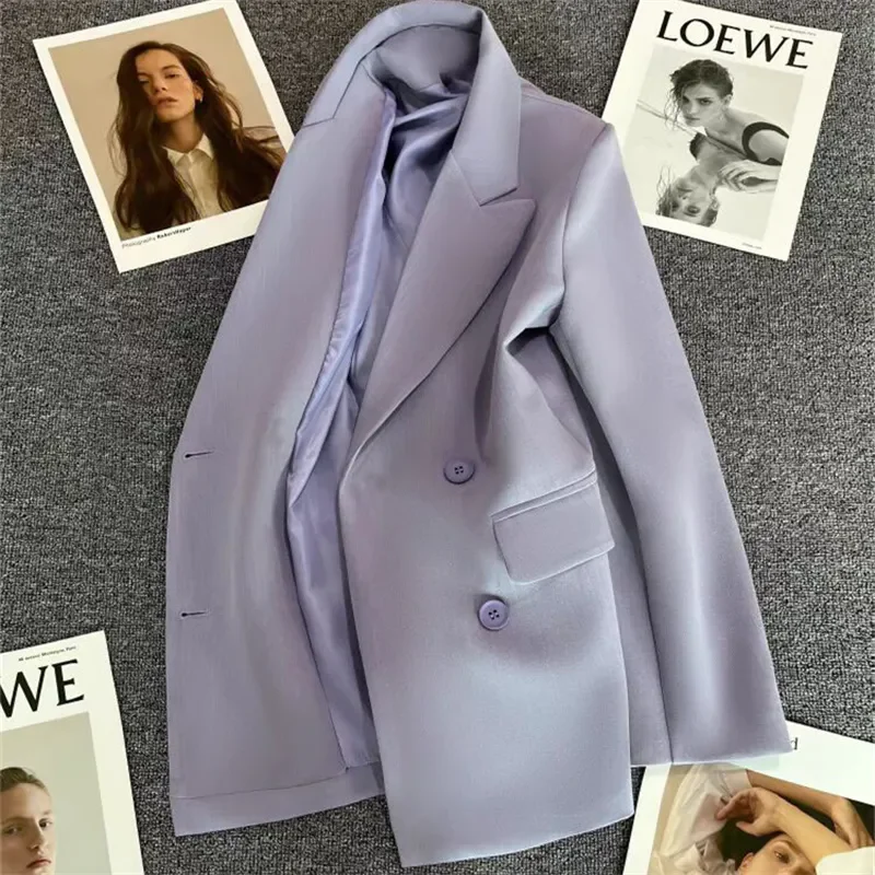 Chaqueta de moda de diseño de alta gama para mujer, traje informal de estilo coreano occidental, prendas de vestir femeninas, primavera y otoño, 2025