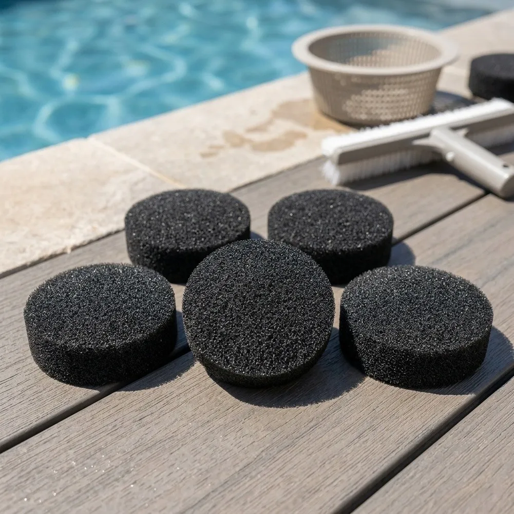 5pcs Cotton Filter Core For F10 Swimming Pool Cleaning Robot For Surface Skimmer Replacement Filters