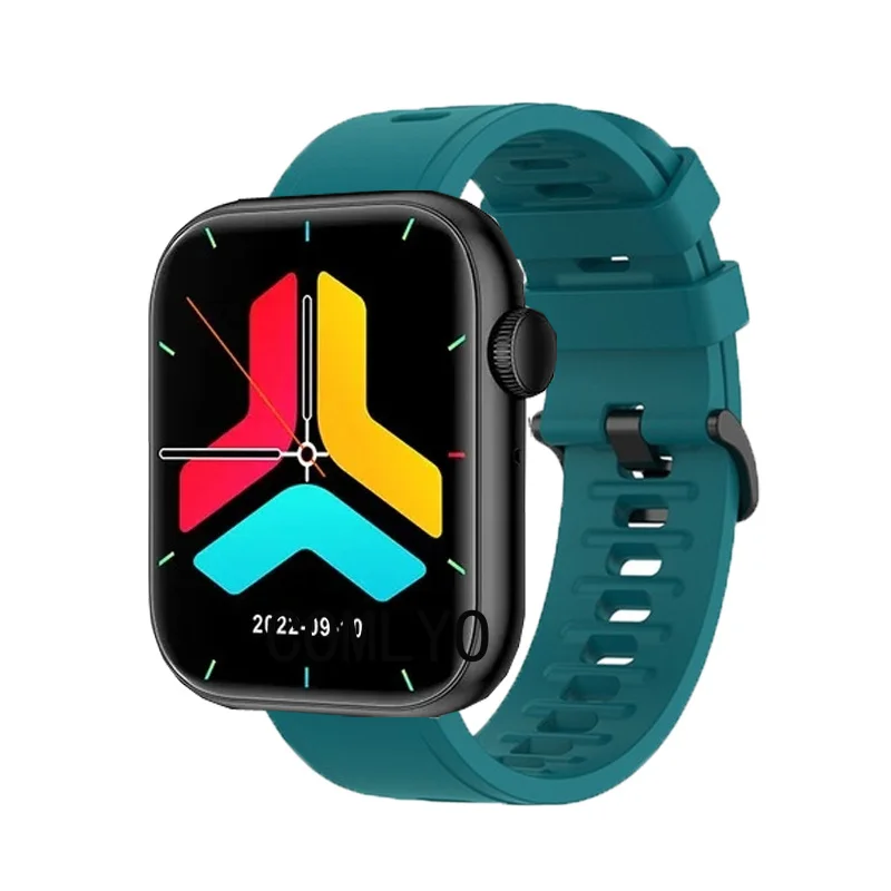 For LIGE Q7X Watch Strap Silicone Band Smartwatch women men Soft Sports Wristband Bracelet Screen Protector Film