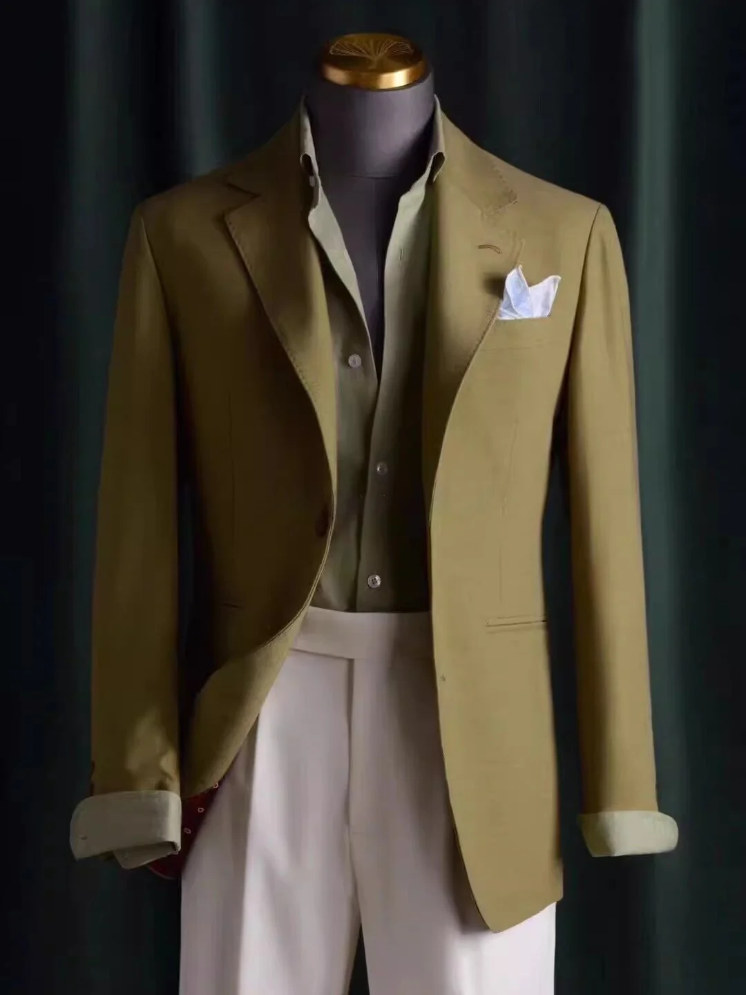 

2024 New Men's Slim Fit Pure Color Suit No Ironing Seamless Connection Fashionable Casual Business Style Spring Summer Autumn