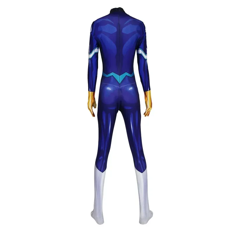 Nejire Hado Cosplay BNHA Girls Costume Female Superhero Suit Halloween Adults Kids Zentai Bodysuit