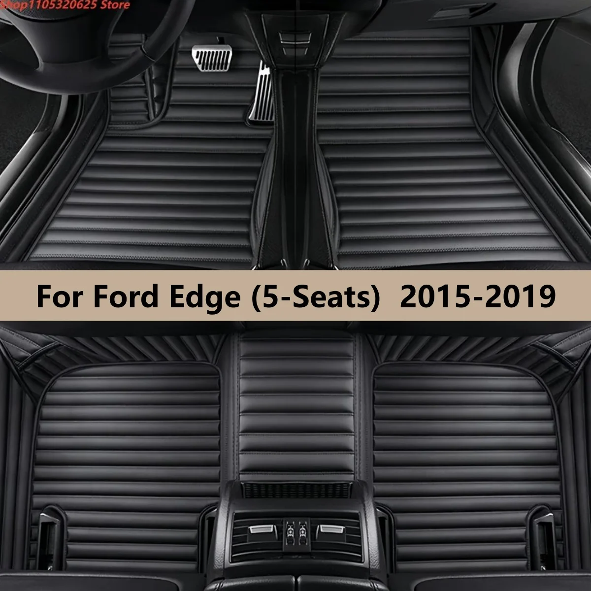 

Автомобильные коврики для Ford Edge 5-местный 2015-2019, на заказ, для салона, аксессуары для интерьера