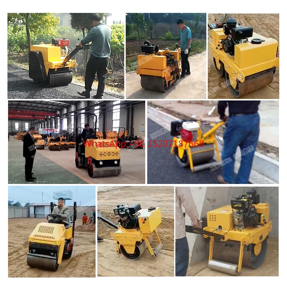 2 ton asphalt roller for sale ride on double drum Vibratory road roller