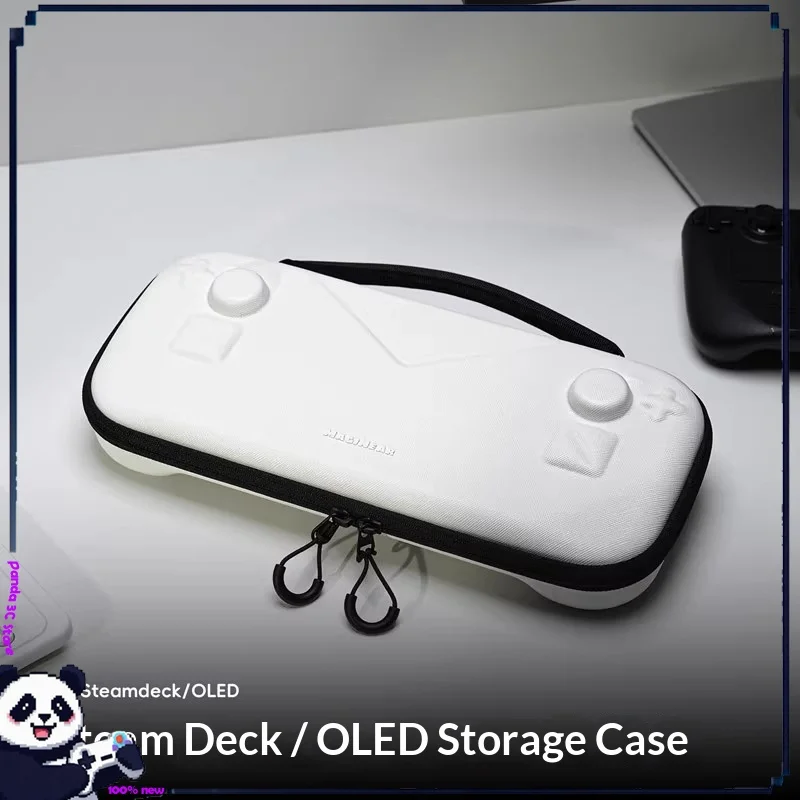 

Maginear SteamDeck Сумка для хранения Steam Handheld Защитный чехол Oled Тонкая портативная жесткая сумка Защитный джойстик и защита от падения