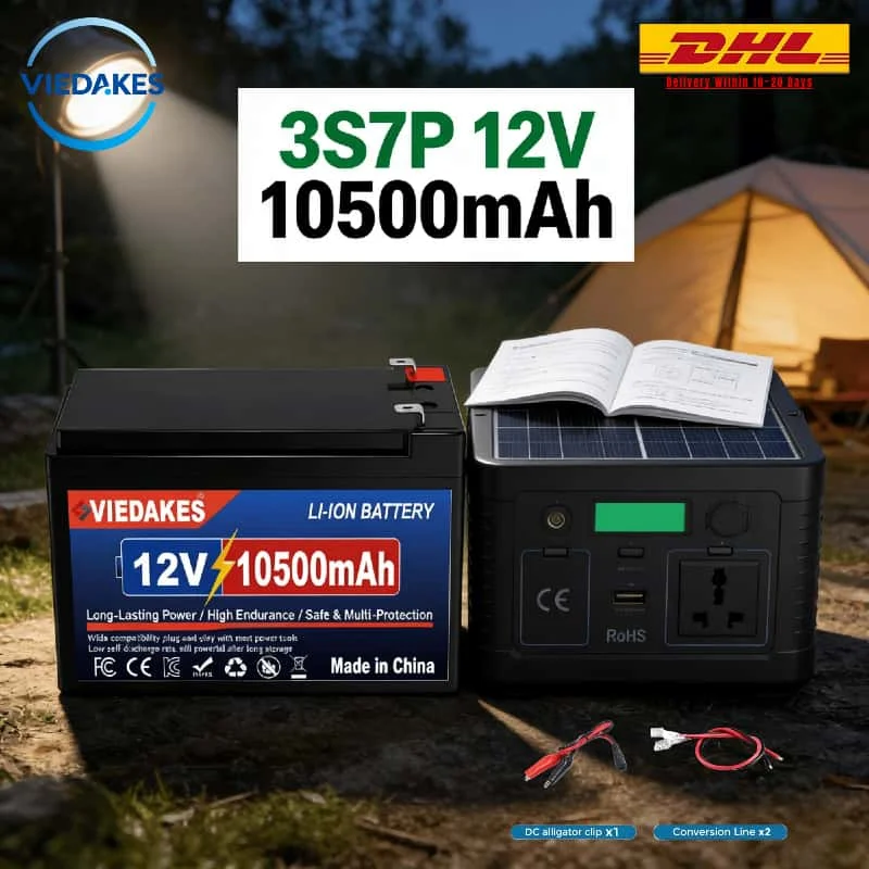 

Batería litio 12v for Outdoor Work: 3S7P 18650 12V Li-ion Battery Pack 10500mAh – CE Certified Power for Job Site LED Lights