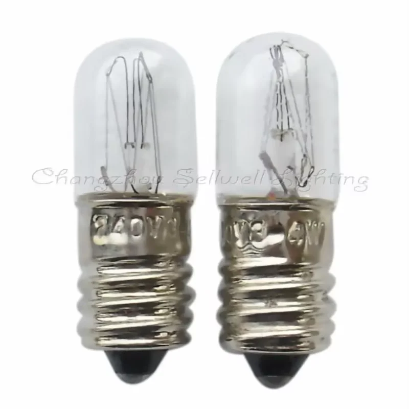 E10 T10x28 240v 3w/4w Miniature Lamp Bulb Light A351 2025-03