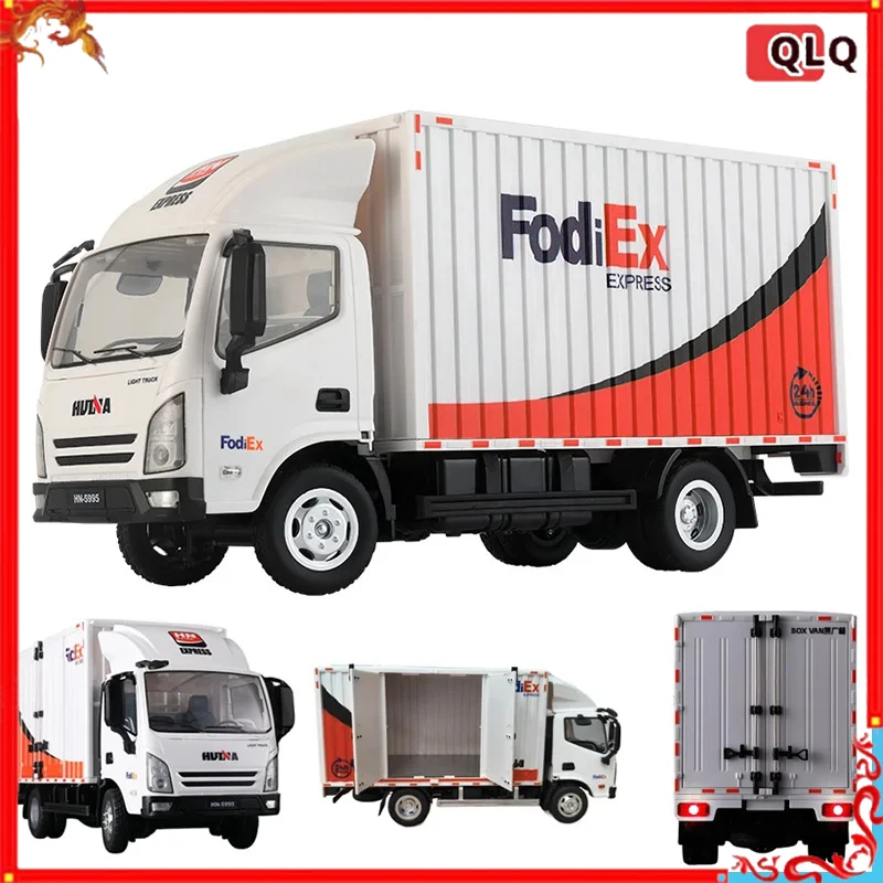 

Huinna 1:18 Scale Remote Control Truck 13-Channel RC Delivery Vehicle Miniature Floating Cargo Small Transport Car Toy