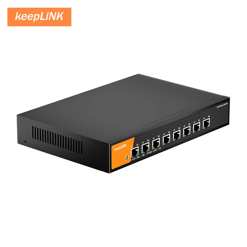 Imagem -03 - Switch Ethernet Keeplink Plug And Play Portas 10gb