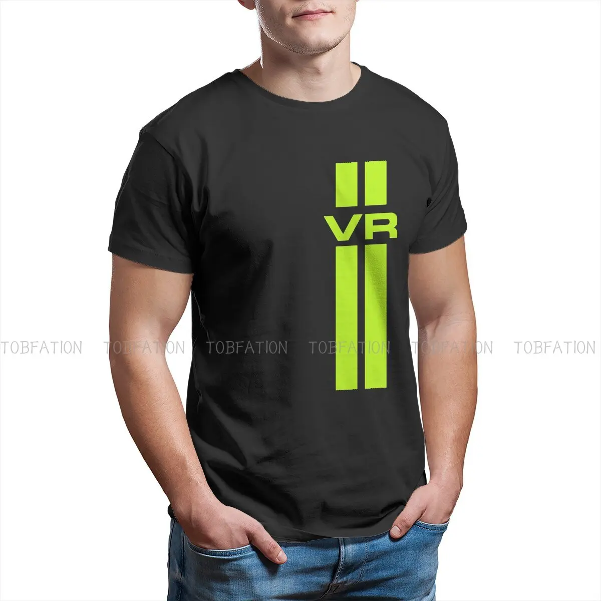 Moto GP Rossi VR T Shirt Vintage Gothic Polyester Men's Tshirt O-Neck  Men Clothing