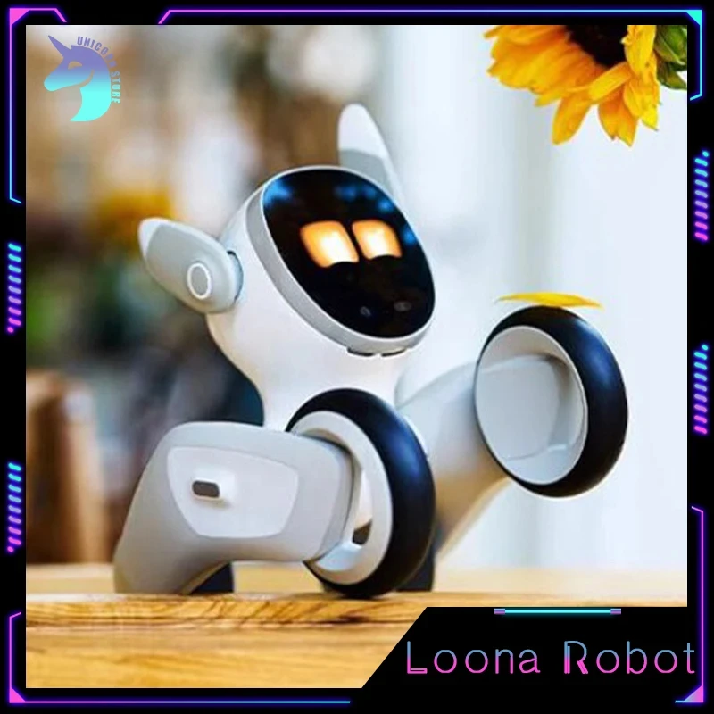 

LOONA Smart Robot Dog Intelligent Robots Emopet Accompany Machine Voice Compatible Game Monitor Electronic Toy For Children Gift