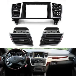 Dashboard Central Left Right Air Conditioner AC Vent Grille Complete Assembly For Mercedes Benz M ML GL Class W166 2012-2015