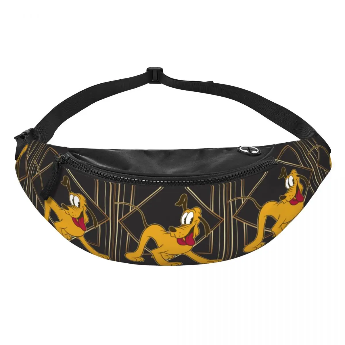 

Поясная сумка Custom P-Pluto Cartoon для женщин и мужчин, стильная сумка через плечо, для велоспорта, кемпинга, для телефона и денег